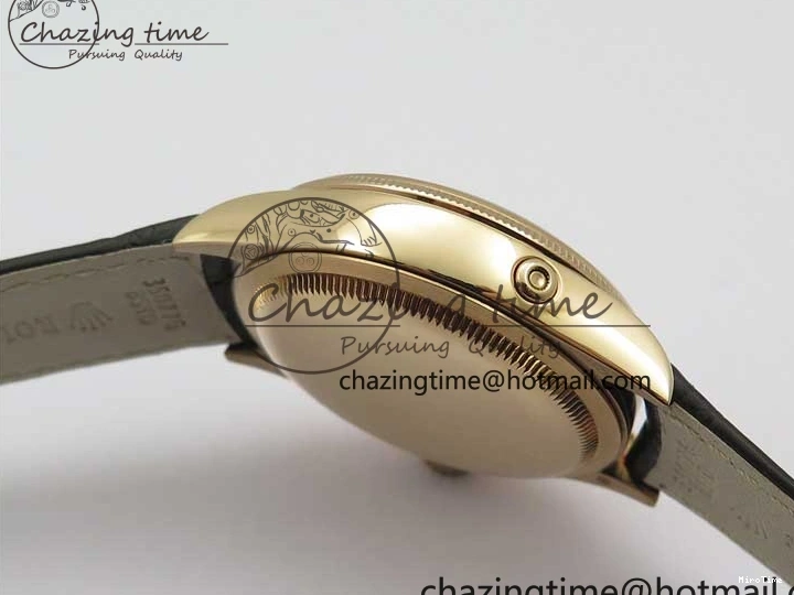 MiroTime 0320 Cellini 50535 Moonphase RG GMF Best Edition White Dial on Brown Leather Strap A Lightweight 2634